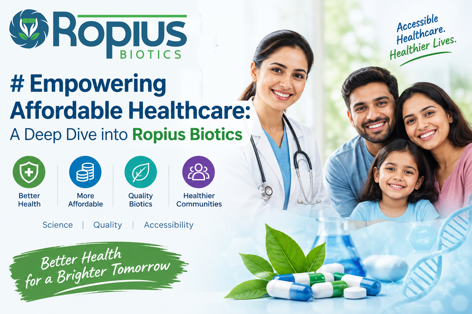 Empowering Affordable Healthcare: A Deep Dive into Ropius Biotics